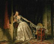 Jean-Honore Fragonard The Stolen Kiss oil painting